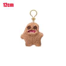毛绒钥匙扣 搞笑 Fuggler 丑牙怪兽 Fuggler 儿童毛绒玩具 尼德尔先生 贪婪的咧嘴笑的傻瓜 可爱毛绒收藏背包吊坠