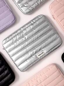 1 件韩国 Ins 风格防水防震电脑包适用于 11 英寸平板电脑、13 英寸 14 英寸 15 英寸笔记本电脑 iPad 保护套教室笔记本电脑包教室包教师收纳包教室整理包返校笔记本电脑包女士 书包大学必备笔记本电脑套秋季大学必备 书包 - 彩色 - 查看 4