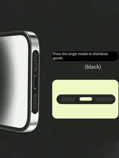 1 pieza Protector de puerto de carga a prueba de polvo de unicolor, compatible con iPhone 15 Pro Max/14/13/12/16/16 Pro Max/17/17 Pro/17 Air, anti-arañazos