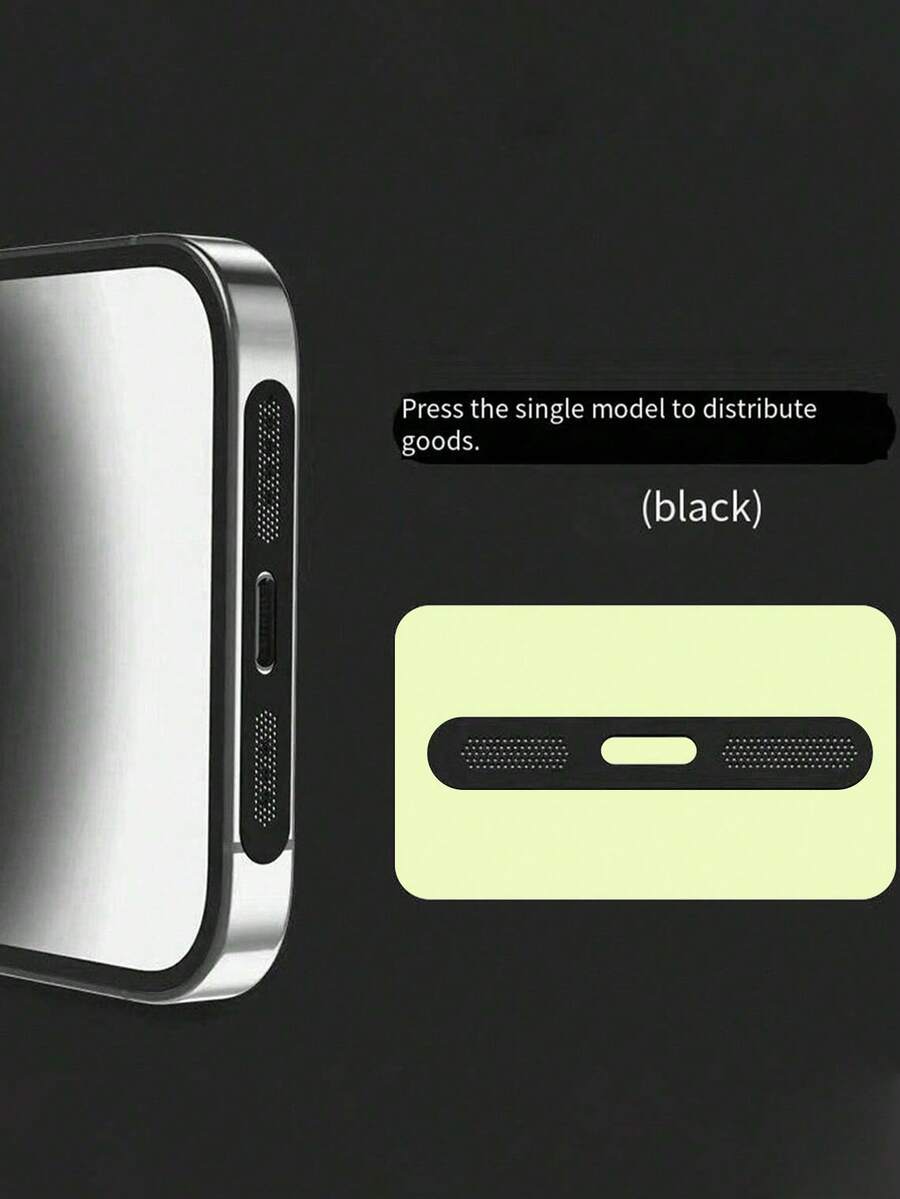 1pc Solid Color Dust-Proof Charging Port Protector, Compatible With IPhone 15 Pro Max/14/13/12/16/16 Pro Max/17/17 Pro/17 Air, Anti-Scratch