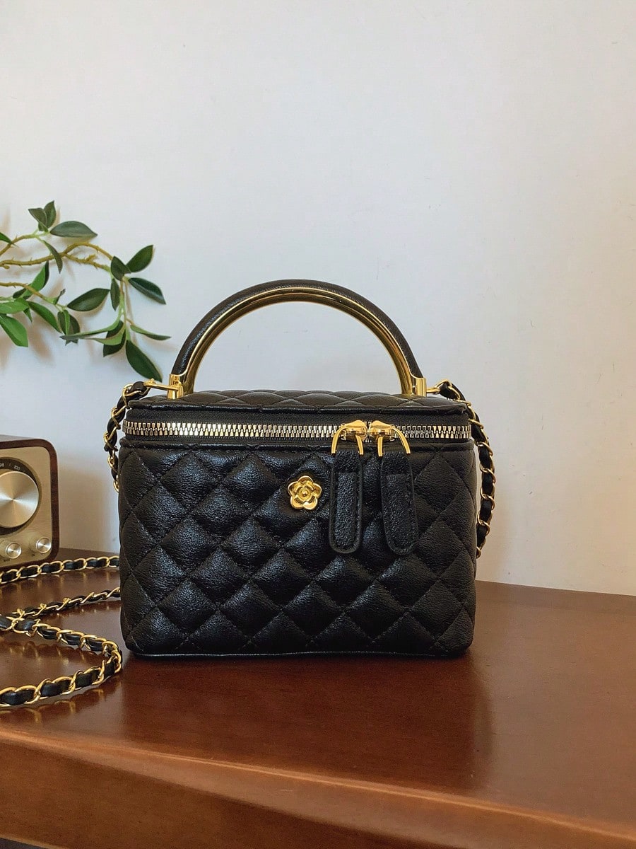 حقيبة يد سوداء كاجوال متعددة الاستخدامات