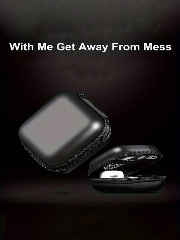 3pcs EVA Portable Electronic Accessories Case - Shockproof Protective Travel Storage Case, Suitable For Earphones, Charging Cables, USB Power Adapters - Anti-Tangling Cable Management Handbag Accessories, Suitable For All Seasons