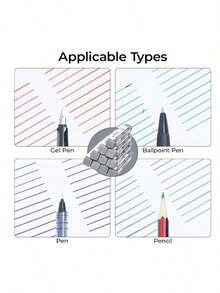 3 件装磨砂半砂橡皮擦 | 学生适用钢笔和中性笔橡皮擦 | 考试级干净，无残留 | 两用可擦设计 - 彩色 - 查看 7