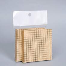 80张/本创意简约办公便签，强力粘性免撕便签，网格学生标记便签 - 黑與白 - 查看 11