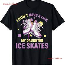 Ice Skate Mom T Shirt Vintage Washed Homme Casual Unisex Stylish Slightly Fashion Comfortable Graphic Designer Clothes - màu đen - Xem 1