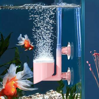 1 قطعة مؤكسج فقاعات نانو عالي الكثافة، حائط فقاعات للخزان السمكي، تقنية الفقاعات النانوية، تساعد على تحسين صحة وشكل الأسماك. مناسب للخزانات السمكية الصغيرة والمتوسطة. (يجب شراء مضخة الهواء بشكل منفصل)