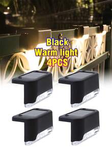 Outdoor Solar Powered Led Fence Light Waterproof Stairway Light For Yard, Fence, Stairway, Garden Decoration Landscape Lighting - Multi-color - View 16