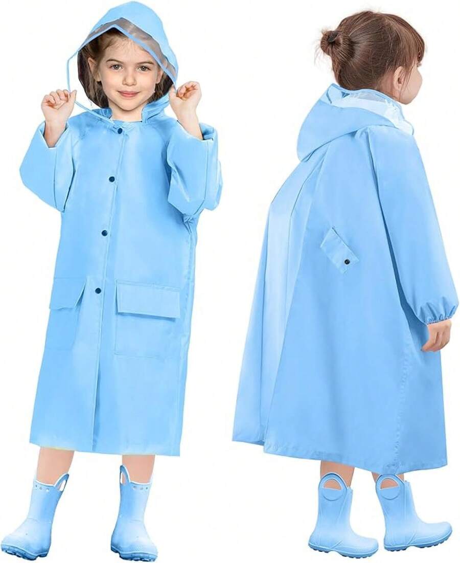 Raincoat With Hood, Lightweight Raincoat Girls, Long Rain Shirt Short Sleeve Shirt Long Sleeve Shirt Graphic Shirt Printed Shirt Solid Color Shirt Shirt Button Down Shirt Dress Shirt Henley Shirt Sweatshirt Hoodie Pullover Hoodie Zip Up Hoodie Cardigan Sweater Pullover Sweater Vest Dress Dress Party Dress Summer Dress Winter Dress Long Dress Short Dress Skirt A Line Skirt Pleated Skirt Skirt Maxi Skirt Shorts Shorts Cargo Shorts Athletic Shorts Board Shorts Pants Jeans Pants Cargo Pants Sweatpants Leggings Joggers Track Pants Overalls Jumpsuit Romper Sleepwear Nightgown Slippers Sandals Flip Flops Sneakers Running Shoes Tennis Shoes Basketball Shoes Boots Rain Boots Snow Boots Hiking Boots Hat Baseball Cap Hat Beanie Scarf Mittens Gloves Socks Knee High Socks Ankle Socks Stockings Uniform School Uniform Sports Uniform Costume Princess Costume Costume Costume Fairy Costume Anima - Blue - View 1