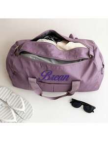 Bolsa de Ginástica Esportiva, Bolsa Transversal Masculina e Feminina com Compartimento para Sapatos e Bolsos Secos e Úmidos, Bolsa de Fitness, Yoga, Pilates, Natação, Praia, Viagem, Mala de Viagem, Bolsa Feminina - Multicolorido - Visão 7