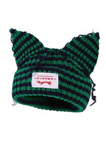 1pc Unisex Personalized Knit Hat - Multicolor - View 13