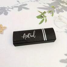 1 Customizable Personalized Signature Glasses Case In Multiple Colors - Portable, Waterproof And Dustproof Glasses Frame, Compact Plastic Storage Box, Fashionable Glasses And Glasses, Glasses Case ABS Plastic (ABS Resin) Personalized Glasses Case Gifts For Men