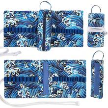 Neue Leinwand Häkelnadel Organizer Tasche, Nähzubehör Aufbewahrung, tragbare Reise DIY Stricknadel Halter, geeignet für Nähbegeisterte und Anfänger