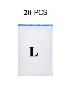 20/15 قطعة أكياس ضغط وختم فراغي، أكياس تخزين فراغية، أكياس سحاب فراغية، أكياس أمتعة موفرة للمساحة، أكياس ضغط للسفر، أكياس تخزين ملابس قابلة للطي، منظمات خزانة، أغطية سرير، ملابس شتوية - توفر 75% من المساحة، مقاومة للرطوبة والحشرات