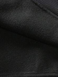 Sudadera con capucha térmica forrada con estampado de "Cool Rabbit" para hombres con cordón ajustable - Blanco - Ver 5