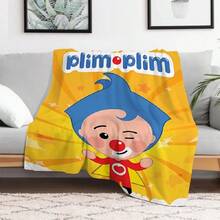 P-Plim Cute Blanket Comfortable Skin Friendly Soft Sofa Living Room Bed Bedroom Blanket Suitable For Travel And Gift6.Jpg - White1 - 查看 1