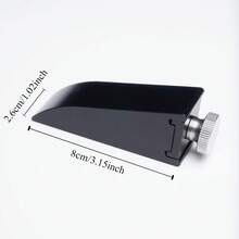 Soporte de papel de lija Saigang POM, clip de pulido, modelo de pulido plano para esquinas interiores, clip de lija de cuero de mano - S02 - Ver 10