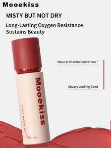Mooekiss Velvet Matte Lip Gloss, Moisturizing Non-Drying (03) - 03 Spring Pink Peach - View 6