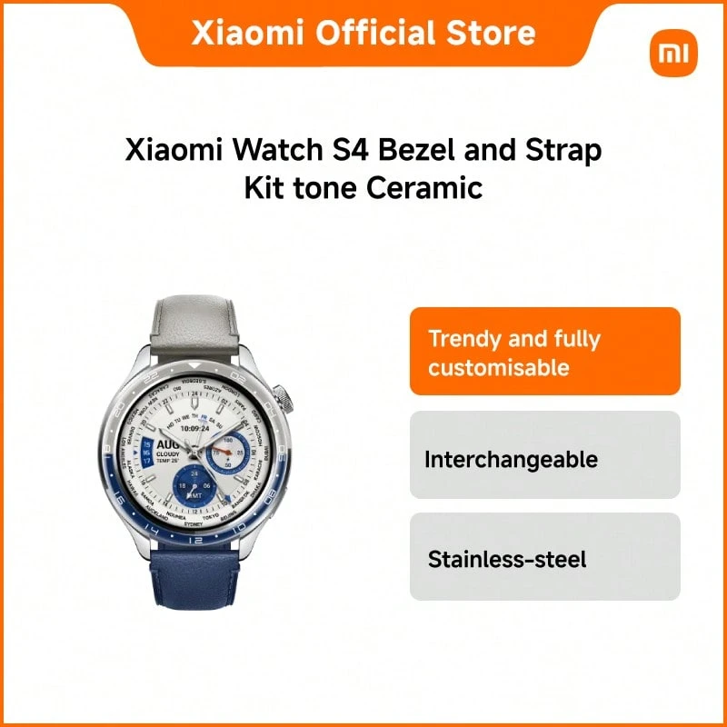 Xiaomi Watch S4 Bezel And Strap Kit - Blue - View 1