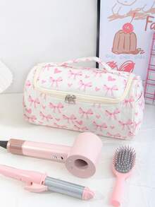 1pc Hair Dryer & Curling Iron Storage Bag, Large Capacity Dust-Proof Hanging Hair Tool Organizer Pouch, Suitable For Travel, Cruise, Dorm, Wedding, Bridesmaid, Mother's Day, Birthday, Friend & Teacher Gifts, Home Decor For Bathroom, Living Room, Bedroom - Multicolor - View 18