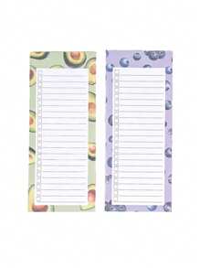 50 st/förpackning magnetiska anteckningsblock, stor inköpslista, att-göra-lista, påminnelser - stark magnetisk baksida, fruktmönster, magnetiska avrivbara självhäftande lappar, liten anteckningsbok, daglig planerare, incheckningsanteckningar, anteckningslista, uppgiftslista, bästa presenten till födelsedag, examen - Multifärgad - Visa 36