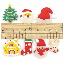 14 Pieces Of Glow-In-The-Dark Shoe Accessories, Suitable For Christmas Gifts, Glow-In-The-Dark Santa Claus Shoe Accessories, Suitable For Party Decorations, Accessories, Holiday Gifts, Christmas Decorations Christmas Decoration XMAS Decor Christmas Tree Gift Decor Thanksgiving Wedding Home Decor Home Decor Fall Decor Autumn Decor Birthday Decorations For Gifts Party Supplies Indoor Outdoor Garden Holiday Festival Decor Halloween Decor Wall Decor Halloween Ornamentschristmas Decoration XMAS Decor Christmas Tree Gift Decor Thanksgiving Wedding Home Decor Home Decor Fall Decor Autumn Decor Birthday Decorations For Gifts Party Supplies Indoor Outdoor Garden Holiday Festival Decor Halloween Decor Wall Decor Halloween Ornaments - Multicolor - View 4