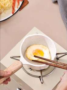 1pc Multipurpose Kitchen Sauce Pan With Pour Spouts, Aluminum Construction, Medical Stone Coating For Even Cooking, Compact Size - Multicolor - View 10