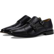 Florsheim Montinaro 11750-257 Oxford Men 9 Black Double Monk Strap Shoes RHS5025 - 黑色 - 查看 1
