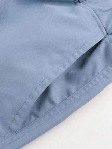 青少年男孩三件套翻盖口袋工装裤