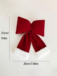 1pc 3D Bow Decor, Decorative Hanging Ornament, Available In S/M/L/XL Sizes, Suitable For Indoor Or Outdoor Party Decor, Wedding Decor, Valentine's Day