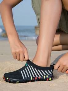 ZVB Couples Water Shoes Suitable For Barefoot Lovers, Soft-Soled Women's Beach Shoes For Swimming, Diving, Outdoor Quick-Drying Summer Sandals, Fishing Water Shoes, Breathable Wading Shoes