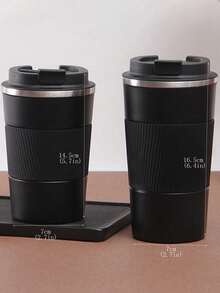 Caneca de Café de Aço Inoxidável de Camada Dupla, Caneca de Escritório, Caneca de Carro, Caneca Portátil Anti-Escaldante, Copo de Água Personalizável, 1 Peça Anti-Mofo, Reutilizável, Aço Inoxidável, Fácil de Limpar Requintado, Adorável, Moderno, Contratado Personalizado, Personalizado, Único Presentes Ideais para Ele, Ela, Aniversários, Dia dos Namorados, Dia das Mães, Aniversários, Dia das Crianças, para o Dia dos Pais, para a Formatura, para Casamentos, para Inauguração da Casa Sala de Jantar, Sala de Estar, Quarto, Escritório, Sala de Chá, Casa, Escola Garrafa de Água, Aumento da Felicidade das Mulheres, Renovação da Casa