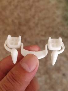 Vampire Fake Fangs Classic PP Halloween Party Cosplay Props, Halloween Costume Party Teeth Vampire Party Gag Teeth Retractable Dentures Party And Dance Costumes - White - View 7