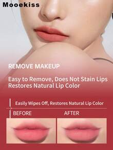 Velvet Matte Lip Gloss, Moisturizing Non-Drying (08) - 08 Americano - View 5