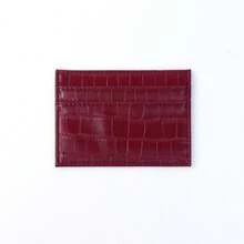 1pc's New Crocodile-Patterned PU Simple And High-End Ins Style Versatile Multi-Color Ladies' Gift Multi-Slot Coin Purse Card Case Wallet Birthday Present For Women Wallet Mini Wallet Purse Wallet Card Wallet - Multicolor - View 21