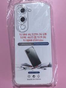 1 件透明防摔外壳，适用于 Vivo 系列、Vivo 手机透明防摔手机壳、手机壳、手机保护套、手机壳、手机套、四角防摔手机壳、透明手机壳、极简手机壳、纯色手机壳、透明手机壳、TPU 防摔手机壳（军用级防摔） - 無色 - 查看 96