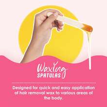 JFA Supplies Wooden Waxing Spatulas Wax Applicator Sticks For Hair Removal, Disposable, Professional Salon Quality