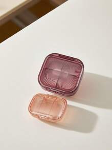 Portable Weekly Pill Box Large Size Waterproof Airtight Medicine Storage Case For Daily Morning, Noon And Night, Compact