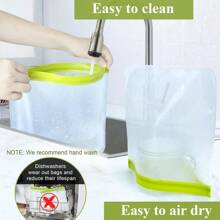 Reusable Sandwich Bags, Reusable Freezer Bags For Prepared Proteins, Meal Prep Portions, Fruits And Veggies, Dry Food, Home Decor, Party & Christmas Storage