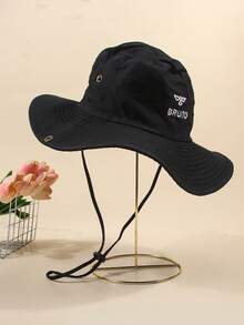 1pc Unisex Oversized Brim Solid Color Bucket Hat, Casual Outdoor Sun Protection Hat For Fishing, Cycling, Hiking - Multicolor - View 21