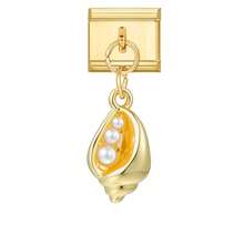 1件金色吊坠模块化手链，可DIY替换花朵、水母、心形、五角星、鱼尾、月亮、海星元素，都市休闲风格，圣诞节和万圣节必备单品，秋季色调，本土风情，实用时尚，圣诞风情，迷人设计，不锈钢饰品，圣诞装饰，秋季办公风格 - 多款組合 - 查看 6