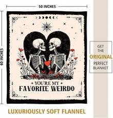 Gifts For Him Her, Wedding Anniversary Blanket For Women Men, Birthday Gifts For Boyfriend Girlfriend, I Love You Gift, Engagement, Wedding Gift For Wife, Husband, Couple - 280 GSM - 彩色 - 查看 7