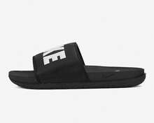 Nike 男鞋OFFCOURT SLIDE運動休閒拖鞋 - 黑色 - 查看 5