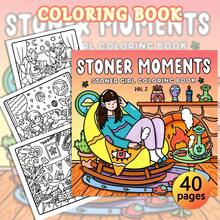 时刻：成人 - 放松涂色书卷2——在舒适的烟雾中放松身心，享受耳机禅意与色彩，回到学校。学校用品，绘画，万圣节，圣诞节