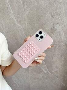 1个吸盘式闪光手机壳，2025年最新热销设计，带手机挂绳，防震硅胶壳，兼容三星Galaxy S25、S24、S24 Plus/S24+、S24 Ultra、S24 FE、S20、S21、S22、S23和11/11 Pro/11 Pro Max、12/12 Pro/12 Pro Max、13/13 Pro/13 Pro Max、14/14 Pro/14 Pro Max、15/15 Pro/15 Pro Max、16/16 Pro/16 Pro Max、16E，防水防摔防刮，国际版，非国内版 - 粉色 - 查看 5