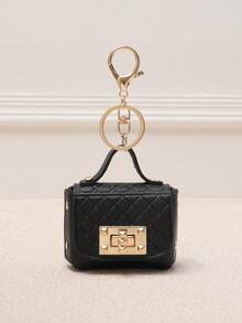 1 chiếc ví mini móc khóa đựng tai nghe, phụ kiện thời trang cho túi xách, móc chìa khóa xe hơi, ví đựng tiền xu, nhiều màu sắc để lựa chọn, thích hợp sử dụng hàng ngày, mùa thu/đông. - Nhiều màu - Xem 14