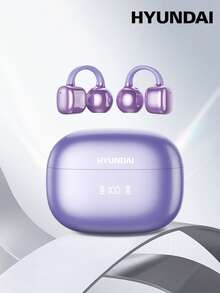 Écouteurs Bluetooth à clip d'oreille HYUNDAI EarclipC7, conception à écouteurs ouverts, Bluetooth 5.4, audio directionnel, son surround, étanchéité IP45, longue durée de vie de la batterie, faible latence pour le jeu et la musique, ajustement confortable pour le sport, compatible avec les smartphones et les ordinateurs - Multicolore - Voir 12