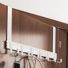 1pc/2pcs New Punch-Free Door Hooks, Over-The-Door Hangers, Extended Door-Mounted Clothes Hanging Racks, A Must-Have For Hanging Clothes. They Are Perfect For Bedroom Storage And Organization. - Nhiều màu - Xem 14