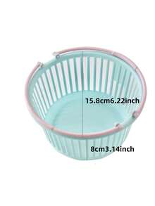 1个迷你桌面收纳篮，小巧便携，适用于桌面、化妆品收纳、学生文具收纳，多功能收纳盒，适用于办公室、宿舍、梳妆台等场所，时尚现代的室内设计风格，轻巧节省空间，耐用塑料材质，保持物品整齐有序，方便取用，外观可爱，是整理文件、小物件、刷子、铅笔、工具和配件的完美桌面配件，现代简约风格的家庭办公室日常必备品。 - 彩色 - 查看 11