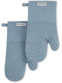 Oven & Grilling Mitts - Blue Fog - View 8