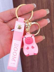 Llavero de Capibara, Llavero de muñeco de peluche lindo de Capibara, Llavero de pareja, Accesorio de bolso, Accesorios de Halloween, Día del maestro